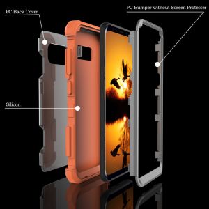 Camera Protection Back Cover Raised Edges Screen Protection For Samsung S8 Plus