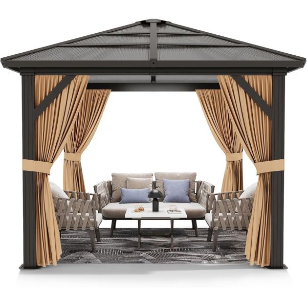 Buy Aluminum Hardtop Gazebos Sustainable Outdoor Structures at wholesale prices