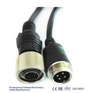4 Pin Copper Wire Reversing Camera Extension Cable For Van