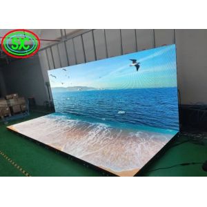 Portable 4.81mm LED Dance Floor Panel SMD3535 Full Color Video Wall