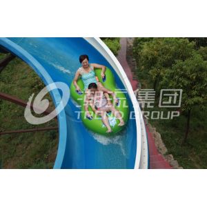 Long Spiral Water Ride Aqua Park Equipment Inner Width 0.8m