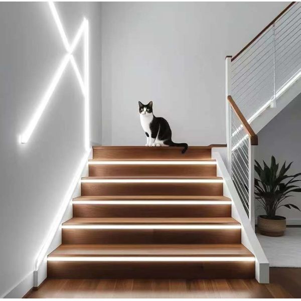 16.5FT / 5 Meter Spotless Silicone LED Channel System Recessed Flexible Tube With Milky White Cover Wider Track For 12mm Waterproof LED Strip Light