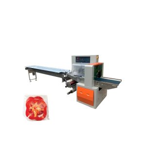 Conveyor Automatic Fruit Flow Packing Machine Salad Vegetable Packaging