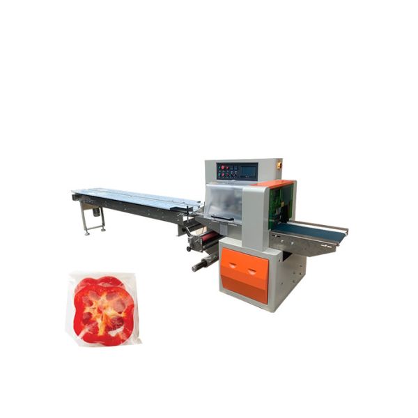 Conveyor Automatic Fruit Flow Packing Machine Salad Vegetable Packaging