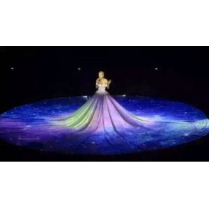 Display Sticky Screen Rear Projection Film , Thick Clear Holographic Adhesive