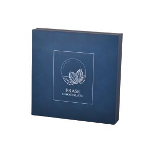 Blue Chocolate Paper Boxes , Grey Board Lamination Sweets Packaging Boxes