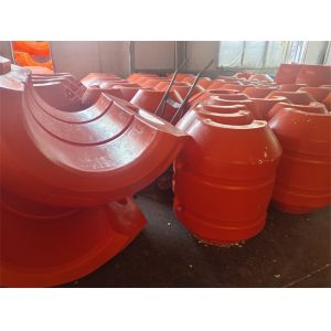 Agricultural HDPE Pipe Floater with Hot Galvanised Connection