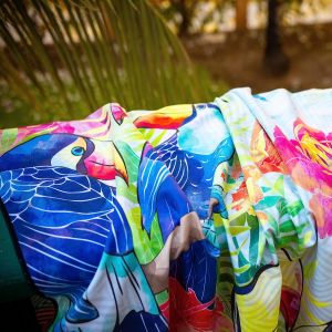 Microfiber Custom Printed Sand Free Beach Towel