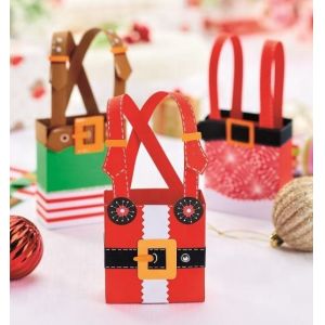 Economic Wholesale Paperboard China Christmas gift paper bag large christmas