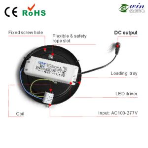 Surface mounted residential round led downlight 40w 230v dimmable