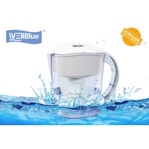 Household Plastic Alkaline Water Pitcher With Non Electric Eco Friendly