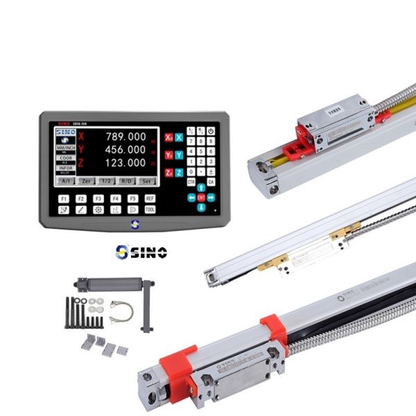 SINO SDS6-3VA Digital Readout Features 3-Axis Capability With Resolution Of 0.005mm Includes TTL