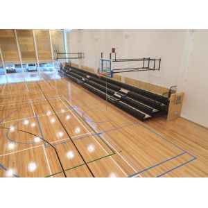 Quality Multisports Telescopic Modular Grandstands, Retractable Spectator Seating Durable for sale