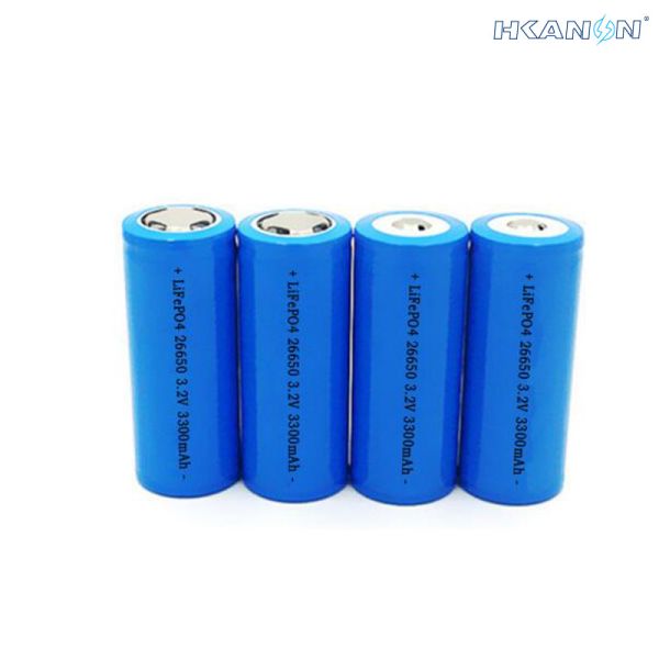 LiFePO4 3.2V Rechargeable Cylindrical Cell Lithium Ion ifr26650 3300mah Battery