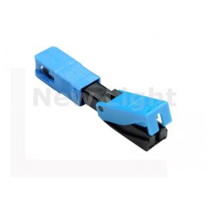 Quality SC Fiber Optic Fast Connector with Insert Loss ≤ 0.15dB Installation &lt; 1 Minute and Field Installable for FTTH Projects for sale