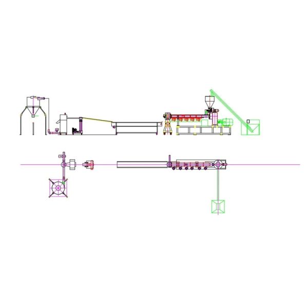 PE Film Extruder Machine Waste PVC Pipe PP Bag PET Bottle Plastic Recycling Machine
