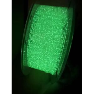 Quality Glow PLA 3D Printer Filament Toughness Enhanced Glitter Green Customized Request for sale