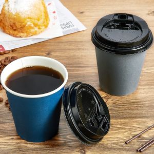 Disposable Biodegradable Coffee Cups , Recyclable Single Wall Paper Cups