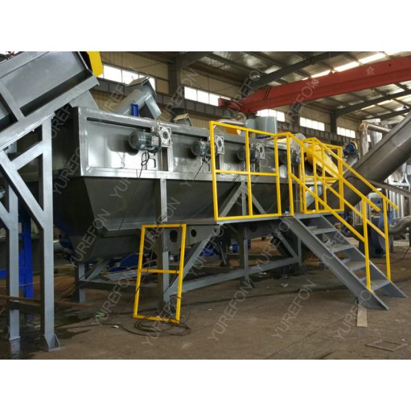 Custom High Performance PP Recycling Machine , Stainless Steel Plastic Film Washing Machine
