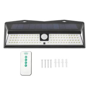 Anti Heat Solar Powered Outdoor Wall Mounted Lights With Rechargeable Battery