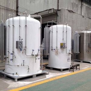 Quality Oxygen 5m3 Microbulk Tanks Q345R Cryogenic Liquid Gas Storage for sale