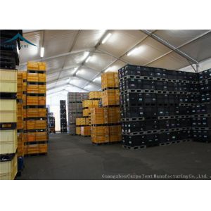 Water Proof Warehouse Tents Aluminium Structure PVC Fabric 15m By 30m