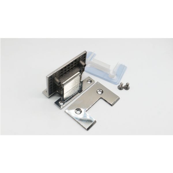 Long Lift Tempered Glass Hinges 90 Degree Chrome Plate Brass Glass Shower Door Hinge