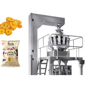 55bags/min Granule Packing Machine Nitrogen Filling 300g Plantain Chips