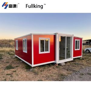 Customized 20Ft Expandable Container House With Steel Tube+ Sandwich Panel
