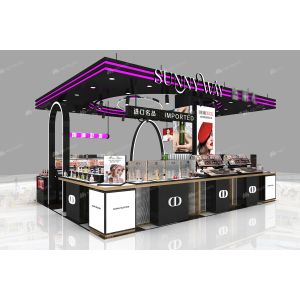 BKC013 Cosmetic Display Counter Booth Makeup Display Store Decoration Beauty