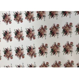 Flower Waterslide Decals , Vivid Design Dressing Table Stickers Anti Fade