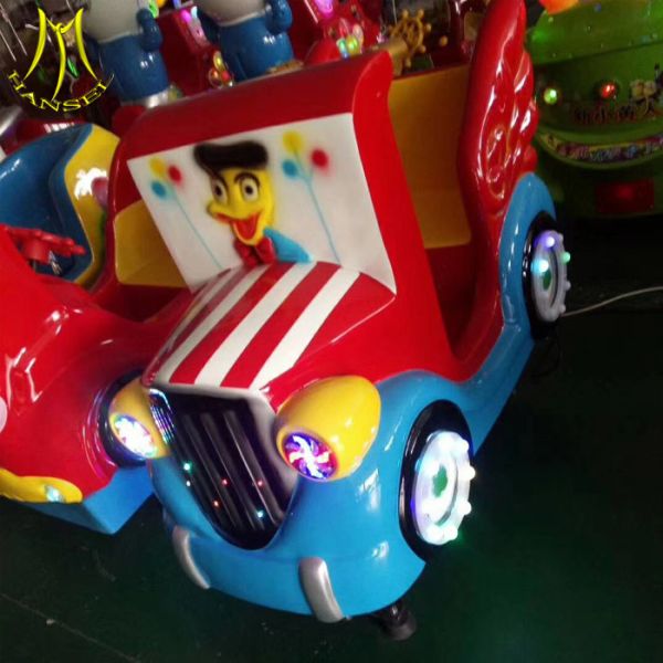 Buy Hansel Used fiber glass kiddie rides happy riding funny racing car at wholesale prices