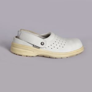 Unisex Low Cut Safety Shoes With Oil Resistant And Embossed Cow Leather Upper