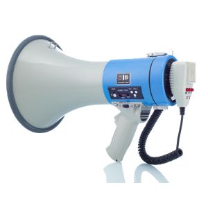 50W Rechargeable Multifunction Handheld Loudspeaker Megaphone with Frequency
