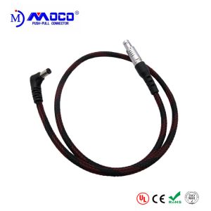 Fischer S 103 To Right Angle Male Dc Power Extension Cable / Power Cable