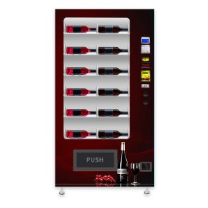 Buy cheap Automatic Wine Vending Machine , Cashless Payment Refrigerated Vending Machine from wholesalers