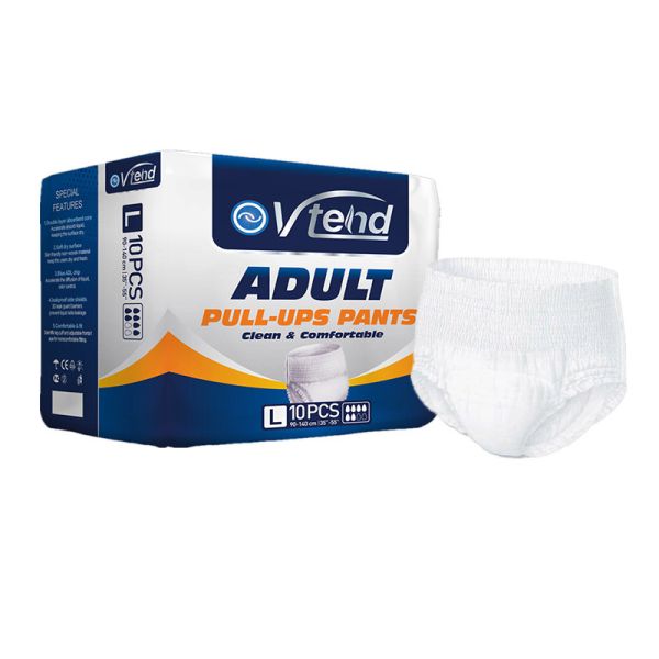 Buy Disposable Adult Pant Diaper Ultra Soft Dry Breathable for Elderly ODM OEM Plain Woven at wholesale prices