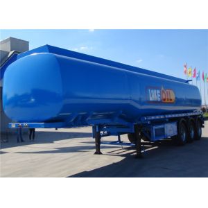 FUWA Axle 42cbm Fuel Tank Trailer With 3 Compartments
