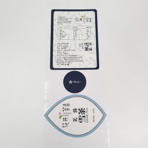 Pantone Beverage Bottle Labels CMYK Die Cut Juice Bottle Sticker