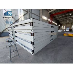 20ft Foldable Container Office Sandwich Panel Prefab Folding Mobile Home
