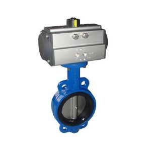 Pneumatic Actuated Center Line Butterfly Valve 4'' Class 150 Pressure
