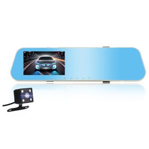 China Full Color 4.3inch Dual Lens 1080P Dash Cam Front And Back Waterproof on sale