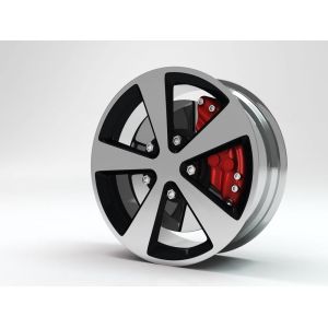 Touch Screen PVD Vacuum Coating Machine For Vehicle Wheel