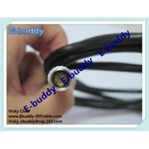 Red camera Ethernet cable Lemo 9pin to RJ45 male cable