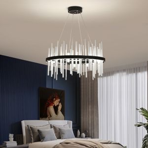 Creative Acrylic Chandelier LED Living Room Restaurant Bedroom Designer