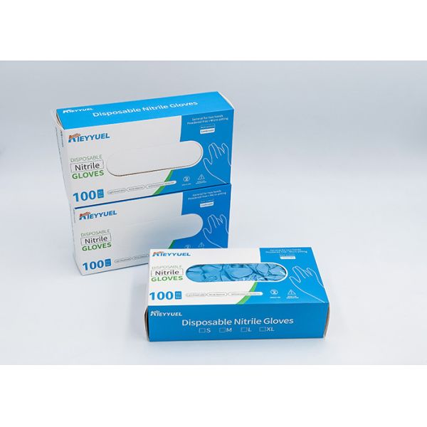 Buy Nitrile Latex Rubber Disposable Exam Gloves Protection Antibacterial Hand​ at wholesale prices