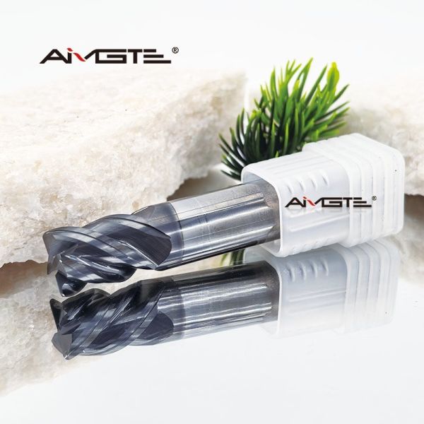 Stainless Steel Machining Carbide Bull Nose End Mill Short Flute High Rigidity Design