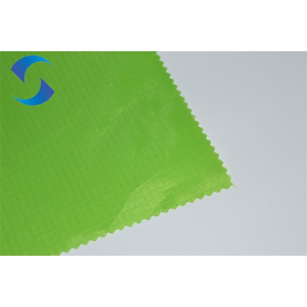 Buy 57" 210t Ripstop Twill Taffeta Fabric PU Coated at wholesale prices