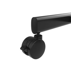 Commercial Furniture Small Black Wooden Laptop Standing Desk with Adjustable