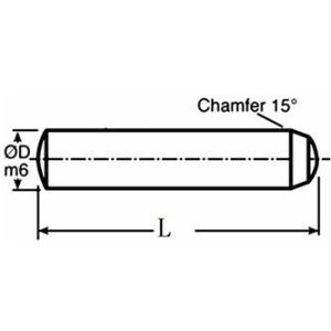 HRC58~62 bearing steel DIN6325 cylindrical dowel pin